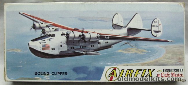 Airfix 1/144 Boeing 314 Pan Am Clipper - 'Dixie' or BOAC 'Berwick', 1415-100 plastic model kit